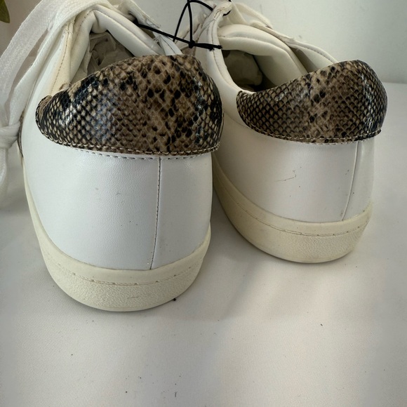 West Loop Fashion SHOES WOMEN  Sneakers White & Gold Bling - Picture 6 of 7